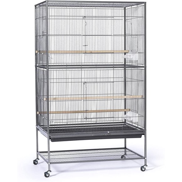 Prevue Pet Large Wrought Iron Flight Cage, Black