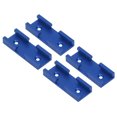 thumbnail image 2 of T Piste Cross Chute, 3.1in 4PCS T Piste Intersection Pièces Économie de Travail Usure Alliage d'Aluminium Compact Résistant pour Bricolage Rouge, Bleu, Argent, 2 of 8