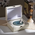 thumbnail image 1 of POINTERTECK Lecteur CD avec Bluetooth - Lecteurs CD Rétro de Bureau pour la Maison Lecteur CD avec Haut-Parleurs Intégrés Hi-Fi Bluetooth 5.0 FM - Prend en Charge AUX/USB Prise Casque Lecteur CD Portable pour Enfant, 1 of 6