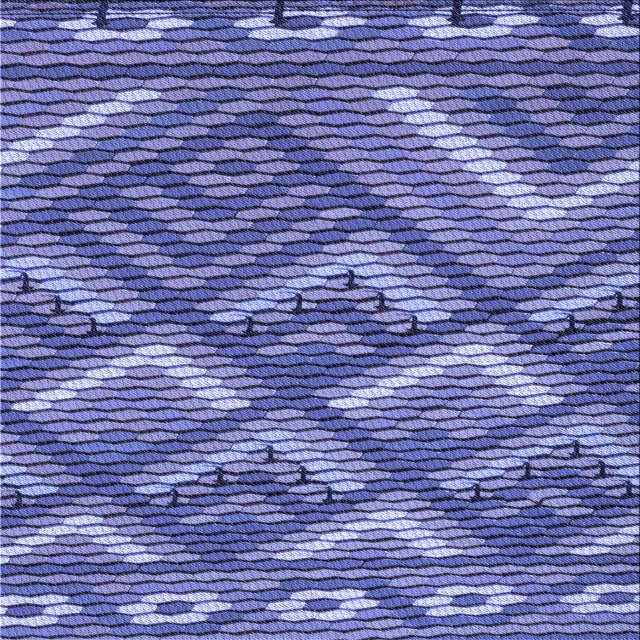 Ahgly Company Tapis d'Intérieur Lavables à la Machine pour la Zone de la Pervenche Profonde, Carré 4'