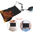 thumbnail image 3 of Portable Black USB Charging Waist Heating Mat, Cloth Heater, Warming Neck Abdomen Back For Lumbar, 3 of 8