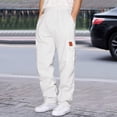thumbnail image 1 of Men's Casual Utility Joggers Comfortable Solid Color Work Pants with Multiple Pockets for Outdoor and Daily Wear, 1 of 4