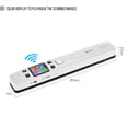 thumbnail image 4 of Wifi 1050DPI High Speed Portable Wand Document & Images Scanner A4 Size JPG/PDF Formate LCD Display for Business Reciepts Books, 4 of 7