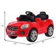 thumbnail image 2 of Costway Voiture Électrique 6 V pour Enfants avec Télécommande RC, Batterie, Lumières DEL, MP3, Rouge, 2 of 10