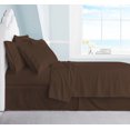 thumbnail image 1 of Swift Home Collection de Literie de Luxe, Ensembles de Draps 6 Pcs en Microfibre Brossée Ultra Douce, Extrêmement Durables - Ajustement Facile - Résistant aux Plis - (Inclut 2 Taies d'Oreiller Bonus), California Très Grand, Brun, 1 of 5