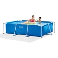 thumbnail image 2 of Intex 86" x 23" Rectangular Frame Above Ground Outdoor Splash Swimming Pool, 2 of 11