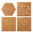 thumbnail image 1 of Puzzle Hexagonal Wooden Jigsaw Puzzle with Frame Geometric Thinking Educational Toy for Adults Challenging Decompression Maze(1Pcs) Rkxzt, 1 of 9