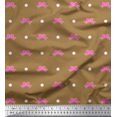 thumbnail image 1 of Toile de Voile de Coton Pomme Point & Tissu Imprimé Floral par Yard 42 Pouces de Large, 1 of 3