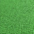 thumbnail image 1 of Ahgly Company Tapis d'Intérieur Lavable à la Machine, Carré, Transitionnel, Vert, Tapis de Zone, 6 Pieds Carré, 1 of 7