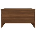 thumbnail image 2 of vidaXL Coffee Table Brown Oak 80x55.5x41.5 cm Engineered Wood, 2 of 5