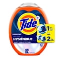 thumbnail image 2 of Tide Hygienic Clean Power PODS Laundry Detergent Pacs, Original Scent, Removes Visible and Invisible Dirt, laundry soap detergent pacs, 45 Count, 2 of 15