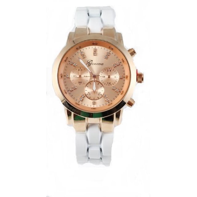 Geneva Montre Chrono en Métal pour Femmes
