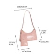 thumbnail image 3 of Boovnll Home Storage, One Shoulder Crossbody Bag Leather Large Capacity Multi Compartment Women Bag, Storage, Storage and Organization, Organization and Storage, 3 of 3