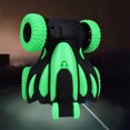 thumbnail image 4 of Green Kids Rollover Stunt Remote Control Car With 360 Rotation 90 Upright Driving Sound Effects Birthday Christmas Gift Off Road Vehicle Play Toy Activity Set, 4 of 6