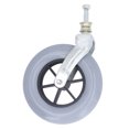 thumbnail image 2 of Wheelchair Wheel Grey 8 Inch Thickened Univrsal Solid PU Wheelchair Caster Replacement, 2 of 8