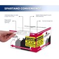 thumbnail image 4 of Spartano Clear Garbage Bags 125 Count, Multipurpose Trash Bags for Home & Office 26 x 36 Inch, 4 of 7