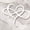 Blanc WH, variante sur Iumwxz Décoration Éternelle en Fer Forgé Ornements d'Intérieur Décoration Murale en Métal Cœur Infini-Décor Mural en Acier Art Mural en Métal 25*30cm Déco Maison Fer Argenté Économies du Nouvel An