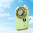 thumbnail image 4 of JZCHUNTOY Digital Display Cooling Desktop Fan, 5 Speed Adjustable Quiet Operation Fan, Adjustable Tilt Head Oscillating Fan for Home Office Bedroom Study Room, 4 of 8