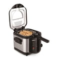 thumbnail image 3 of Salton DF2064 - 2L Capacity Fryer with Adjustable Temperature and Removable Lid, Stainless Steel, 3 of 4