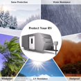 thumbnail image 2 of QinaQin Rv Cover (27-30 Feet), Camping Trailer Cover with Uv Protection, Windproof Straps, Uv and Waterproof Protection, Includes Tire Cover, Jack Cover and Adhesive Patch, 2 of 8