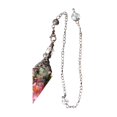 thumbnail image 2 of lionlar Hexagonal Crystal Pendulum Energy Generator Reiki Necklace for Protection Pink Pink Colorful, 2 of 5