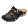 thumbnail image 1 of LSLJS Summer Plus Size Hollow Flower Wedge Heel Women's Sandals And Slippers, Women's Slippers, 1 of 3