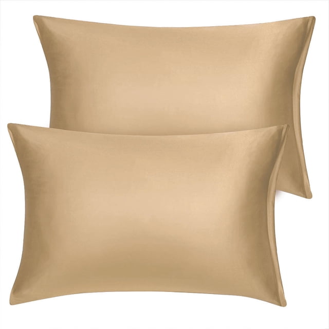 Unique Bargains Satin Pillowcase Zippered Silky Sateen