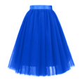 thumbnail image 5 of 2025 Jupe Basique Polyvalente Extensible Longueur Genou Ligne A Évasée Décontractée Mini Robes pour Femmes Patineuse, 5 of 5