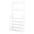 thumbnail image 2 of EGNMCR Shoe Rack for Closet Entryway Shoe Rack With Coat Rack 5-Layer Shoe Rack Organizer For Bedroom Dormitory Plastics shoe rack, 2 of 6