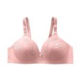 thumbnail image 2 of AherBiu Wireless Bras for Women Plus Size Comfort Soft Full Coverage High Support Push up Bralette Solid Color Bras, 2 of 9