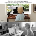 thumbnail image 4 of PawHut Lit de Bureau pour Chat 360° Rotatif Hauteur Réglable pour Travail à Domicile, 4 of 10