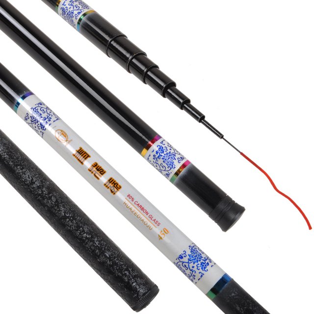 CAROOTU Telescopic Fishing Rod Lightweight Durable Wear Resistant Long Lasting Portable Easy Operation for Fishing