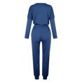 thumbnail image 5 of FAIWAD Ensemble 2 Pcs pour Femme Chandail à Manches Longues à Col Rond et Pantalon de Jogging Long Survêtement Décontracté, 5 of 5