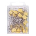 thumbnail image 1 of KLKCMS Straight Pins Hand Sewing Pins for DIY Activities Parties Wedding Decoration Yellow, 1 of 9