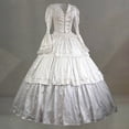thumbnail image 3 of UPPADA Liquidation Robes d'Invitée de Mariage pour Femmes Hiver Robe à Manches Longues Grande Taille Robe Évasée Robe Maxi de Cocktail pour Femmes Robes de Soirée Ajustées Robe Évasée, 3 of 7