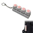 thumbnail image 1 of LAMDAWE 1PCS Cute Catpaw ClickyKeyboard FidgetToy Keychain,Light Up and No Light Keyboard Toys Novelty Stress Reliefing SensoryToys Anxiety Keyboard Keychain Gift forOffice School Travel, 1 of 5