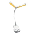 thumbnail image 2 of Vaidha Lampe Livre Compacte à Double Tête avec Recharge, Lumière de Contrôle à Trois Touches, Protection des Yeux, Lampe Livre à Pince, 2 of 3