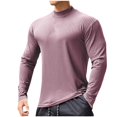 thumbnail image 1 of RXIRUCGD Pull Décontracté Mode pour Hommes Couleur Unie Manches Longues Col Rond, Violet, Taille : TG, 1 of 4