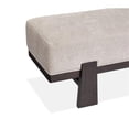 thumbnail image 4 of Bowery Hill Modern Mission Upholstered Dining Bench in Coffee Bean, 4 of 5