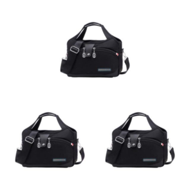 Maytalsory Casual And Multifunction Bags For All Daily Activities Adjustable Shoulder Strap black 29*19*9*12 3Set