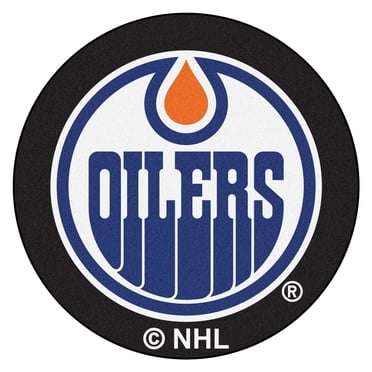NHL Edmonton Oilers Hockey Puck Rug