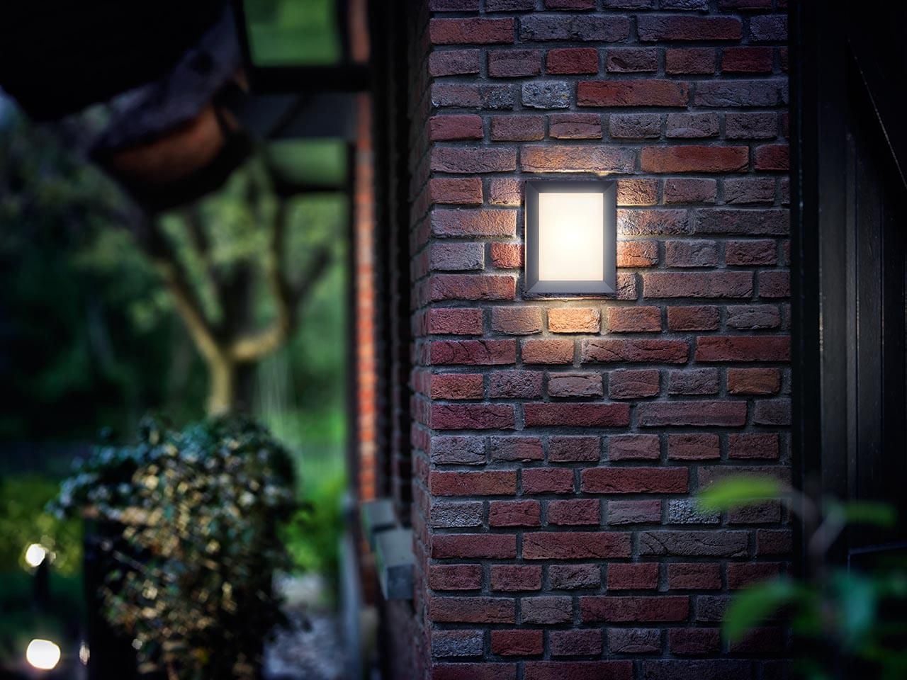 Philips 11" Intergrated LED 50W Outdoor Wall Light