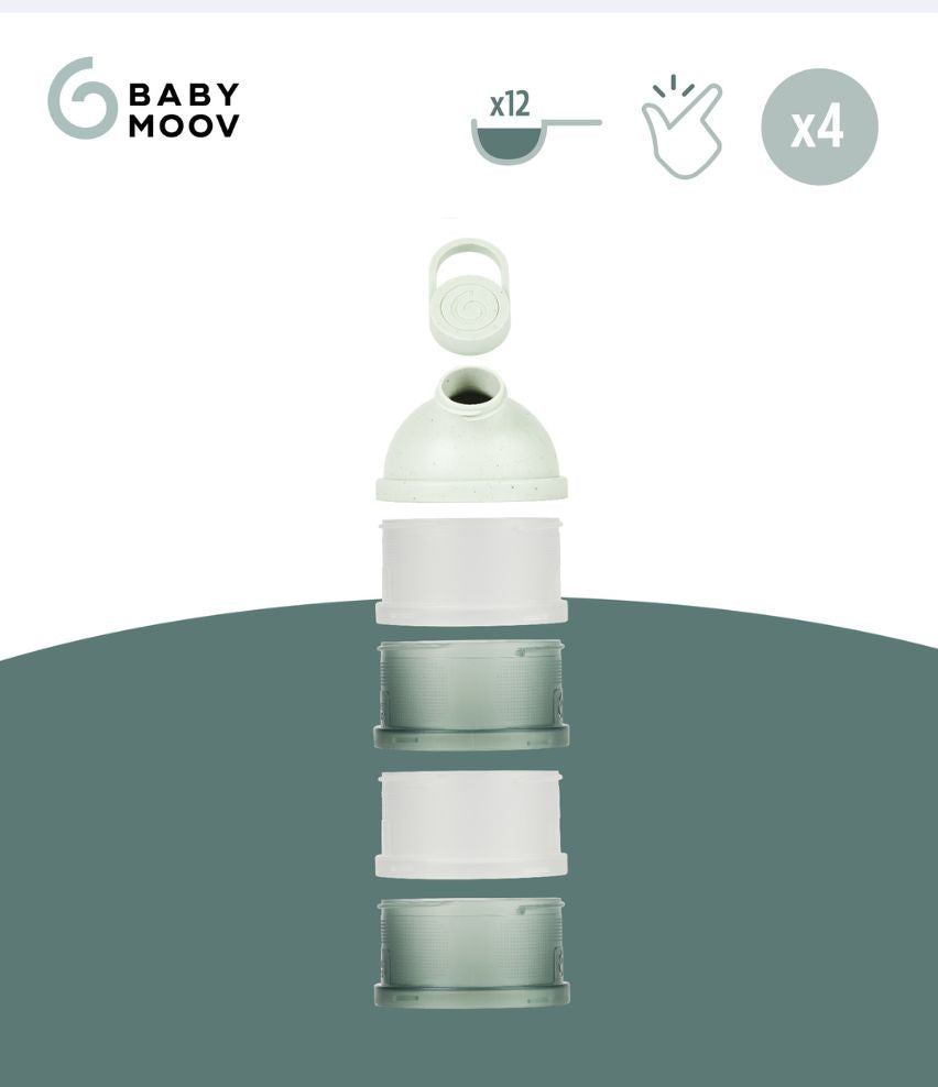 Babymoov Babydose Baby Formula Dispenser Container Mineral Green