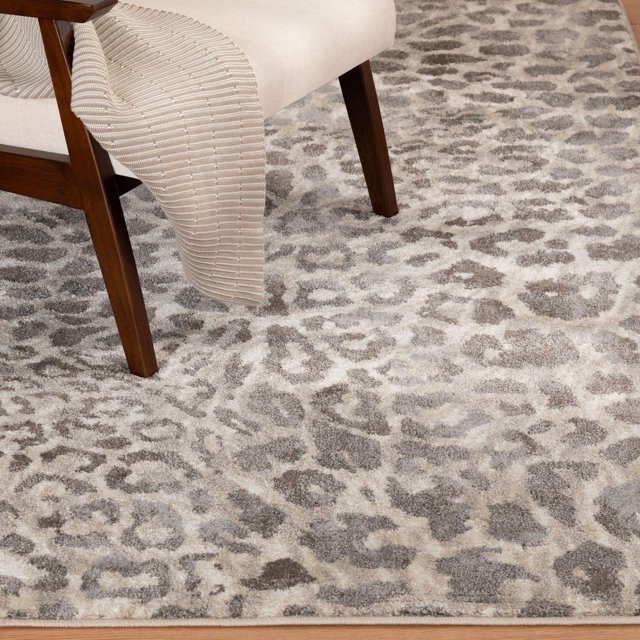 Pescara Ivory and Grey Woven Area Rug