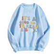 thumbnail image 1 of Meichang Chandails en Molleton Surdimensionnés pour Femmes Épaules Tombantes Pull Décontracté Manches Longues Col Rond Chandails en Molleton Confortables Pull Graphique Mignon, 1 of 2