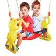 thumbnail image 1 of KARMAS PRODUCT Balançoire pour Enfants, Ensemble à Bascule Dos à Dos, Cavalier et Planeur, 1 of 1