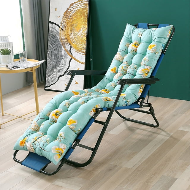 EGNMCR Throw Blanket Winter Chair Cushion Thickened Double Sided Lunch Break Folding Chair Cushion Chair Cushion Recliner Cushion Rocking Chair Cushion Straps Polyester Thickened Ottoman Cushion