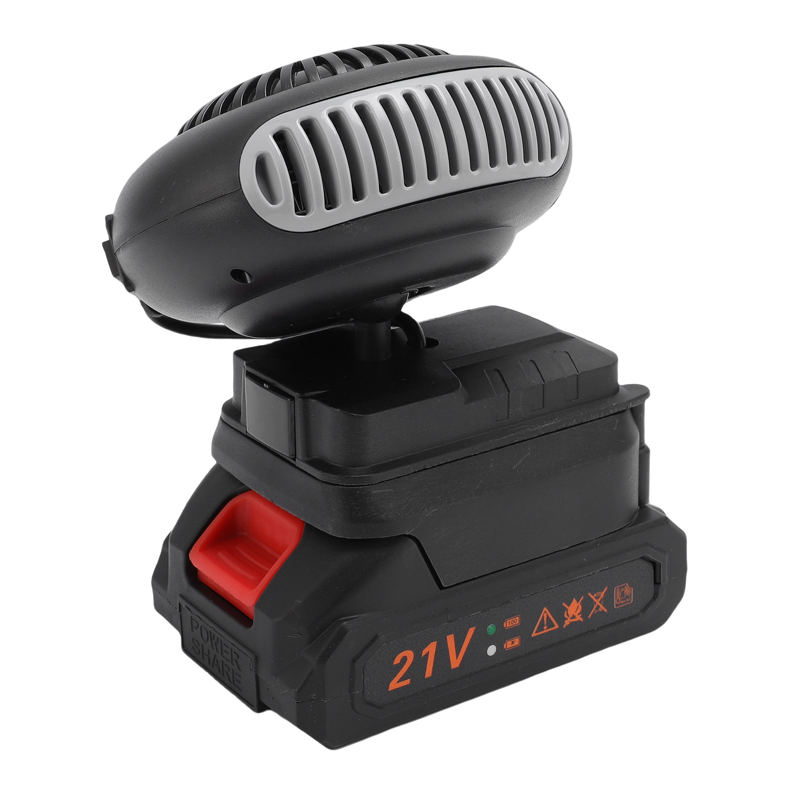 Space Heater, Quiet Portable Car Heater with 1500mAh Battery for Office