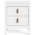 thumbnail image 2 of Tvilum, White Madrid 2 Drawer Nightstand, 2 of 5