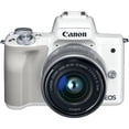 thumbnail image 4 of Canon EOS M50 Mirrorless Digital Camera with 15-45mm and 55-200mm Lenses Bundle(International Model), 4 of 7